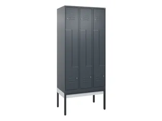 Z-garderobekast,HxBxD 2120x900x500mm,vak B 150/300mm,cil.-slot - 1