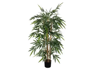Kunstplant Mica Bamboe in plastic pot 150cm - 1
