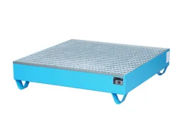 Systeem-Opvangbak Blauw 4x 200l 216l 285x 1200x 1200mm Rooster