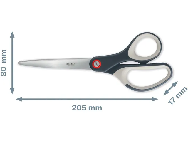 Cosy schaar, 20,5 cm, grijs