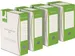 Archiefdoos A4 rug 15 cm uit karton van 400 g/m² Wit/Groen