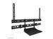 Neomounts AV60-500BL Videobar en laptophouder kit 43-110 inch - max 8