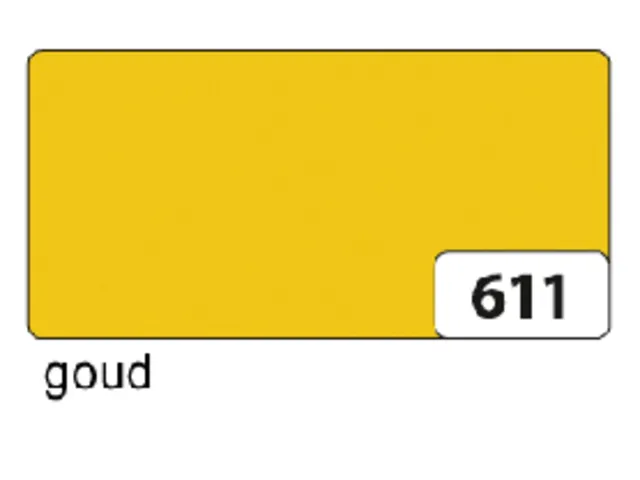 Etalagekarton Folia 48x68 cm 400gr Nr 611 Goud