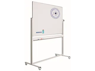 Kantelbord whiteboard 100x150cm Dubbelzijdig Gelakt Staal RC-10 profie - 1