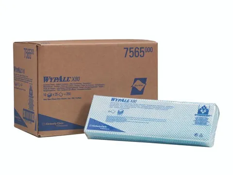 WypAll Sopdoek X80 i -fold blauw 1-laags 250 stuks
