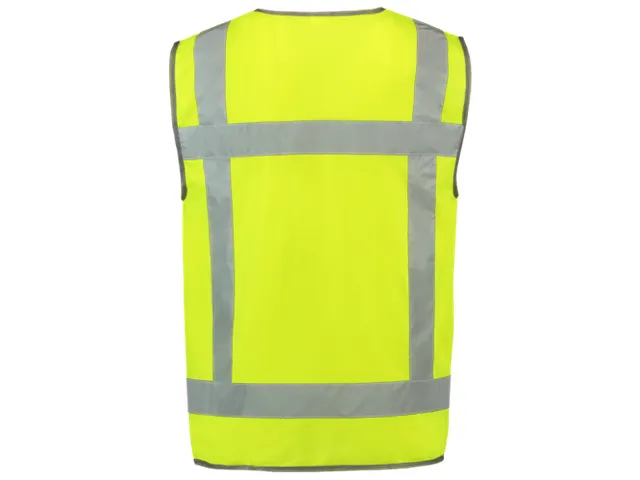 Tricorp 453019 Veiligheidsvest RWS Rits Fluo Geel maat M/L