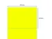 Etiket Rillprint 210x148mm fluorgeel 200 etiketten