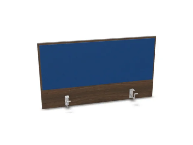 opzetpaneel bureau aanbouw achter NV bruin hickory blauw 1000mm
