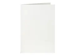Correspondentiekaart Papicolor dubbel 105x148mm hagelwit pak à 6 stuk
