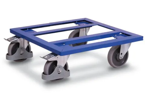 Dolly 400kg Laadvl. 500x500mm Open Frame Ral 5010