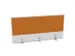 panneau de rehausse p. table de bureau Bl-blanc BN3005-jaune