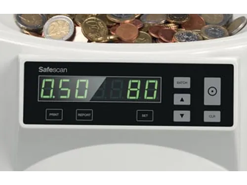 Safescan 1250 Muntenteller en sorteerder Euro