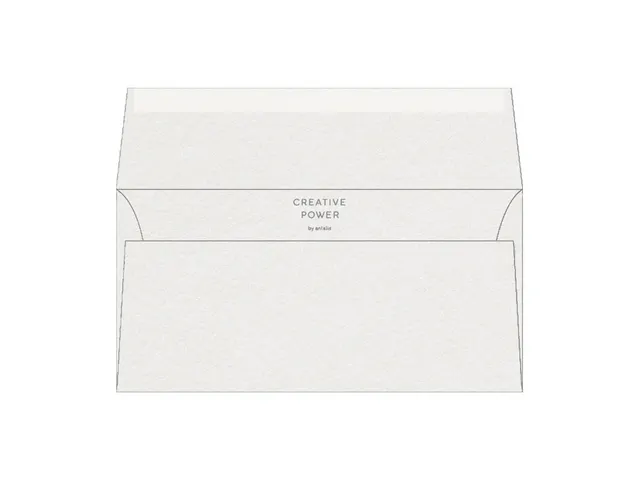 Envelop DL Ice Silver 110x220mm Curious Metallics 157µm 120 Gram