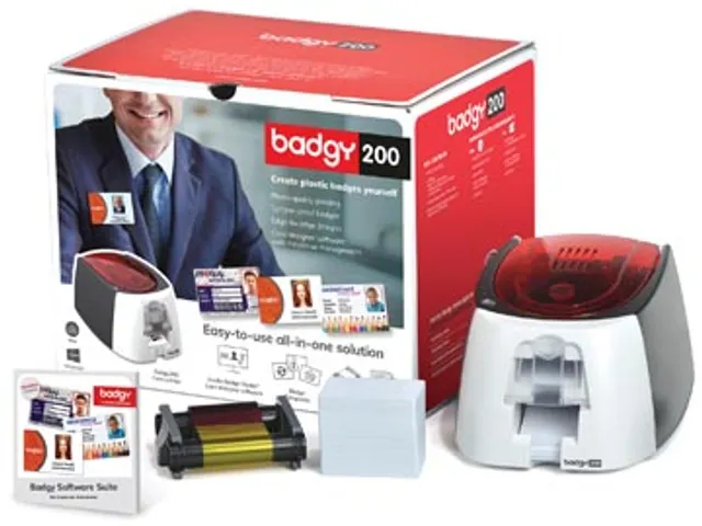 Badgeprinter Plastic Kaart Printer Badgy 200