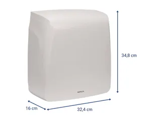 Handdoekdispenser doekjes gevouwen MAULcare Wit - 2