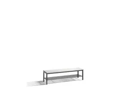 Omkleedbank L 1500Mm Pvc-Zitlatten Schoenenrek Ral7021