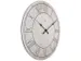 Wandklok nXt Paul dia 40cm hout wit Romeinse cijfers