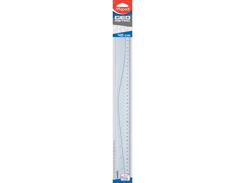 Liniaal Maped Geometric 40cm transparant