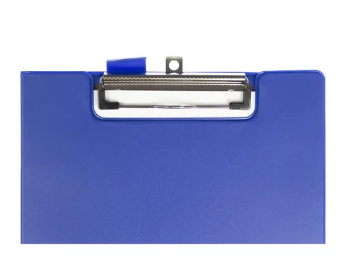 Klemmap Seco A4+ m klep blauw