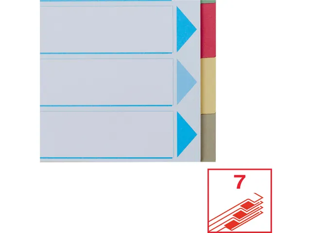 Tabblad Esselte Karton A4 7 Tab
