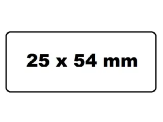 Labeletiket Quantore 11352 54x25mm retour wit - 3