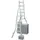 multifunctionele telescoopladder,4x5,sporten,balk L 5,35m,aluminium