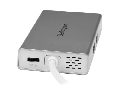 Usb-C Multiport Laptop Adapter 4K Hdmi - Gbe - Usb 3.0 - Zilver & Wit