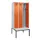 locker met bank,voor scheiding van kleding,HxBxD 2120x900x815mm,3vak