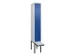 locker voor scheiding van kleding,HxBxD 2120x300x815mm,1vak
