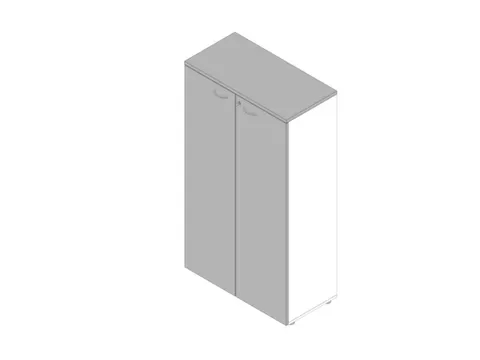 Armoire De Bureau 3Xsol En Bois 4Haut. Classeur Corps Blanc