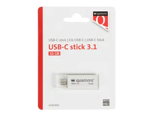 USB stick 3.1 Quantore USB-C 32GB zilver - 1