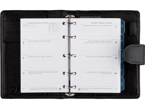 Organizer Succes Cadiz inclusief Mini inhoud 2027 sluitclip zwart