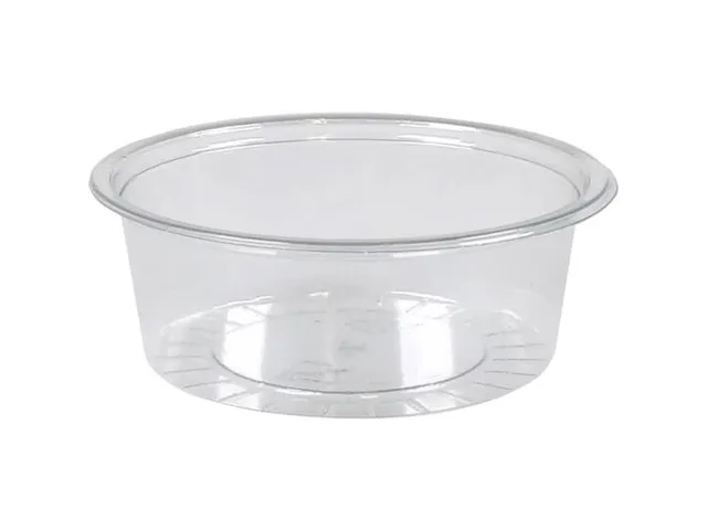Cup rond transparant 75mm 80ml PET pak 1000 stuks