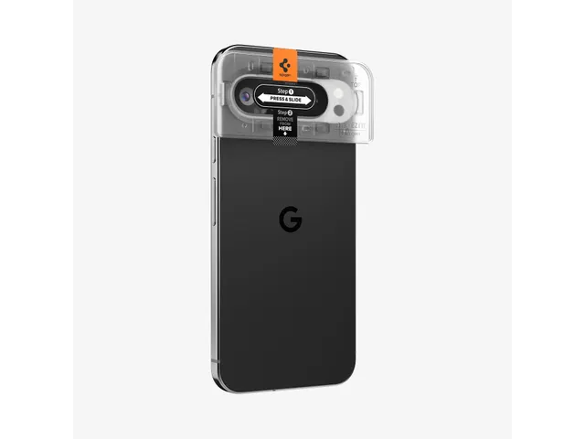 Spigen AGL08443 Camerabeschermer Google Pixel 9 Glas.tR EZ Fit Optik