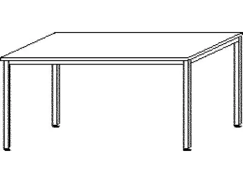 bureau,HxBxD 720x1600x800mm,decor blad ,onderstel RAL7035