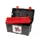 TAYG Gereedschapskoffer PP 445x235x230mm met Inlegbak 24 L Zwart/Rood