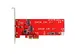 2x m.2 SSD Controller kaart - PCI Express kaart