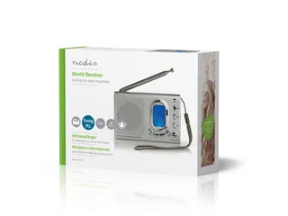 Wereldradio Nedis met wekker RDWR1000GY - 9