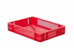 Bac gerbable norme Europe 7l HxLxl 75x400x300mm parois/fond ajourés r