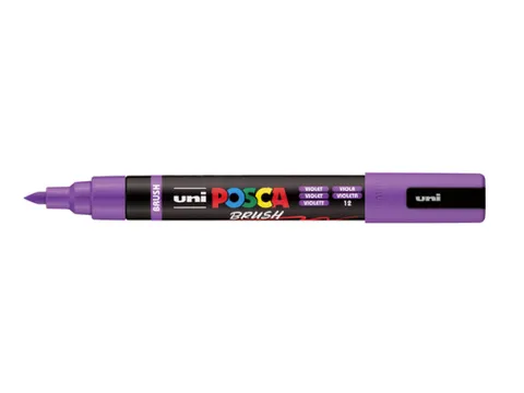 Paintmarker Uni POSCA PC-5BR brushpunt M violet