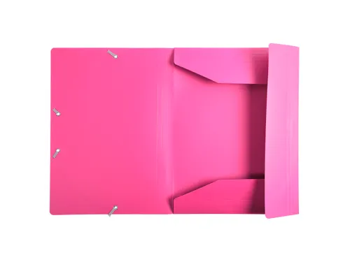 Elastomap 3 kleppen ondoorschijnende Polypropyleen 4/10de A4 Assorti