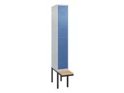Dubbeldekse dekenkist,HxBxD 2120x300x815mm,1x2vak.,vak B 300mm