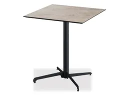 outdoortafel,HxBxD 740x700x700mm,rechthoekig,X-onderstel zwart