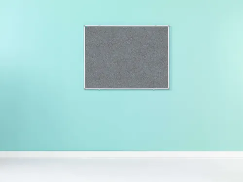 Prikbord 90x120cm Grijs Accent Softline Profiel 16mm