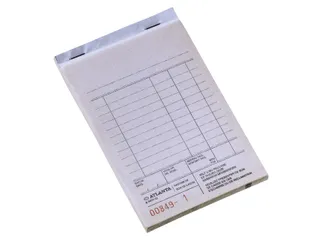 Kassablok Djois Atlanta met kopie (carbon) 142x100mm 50x2vel houtvrij - 2