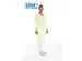 Blouse isolante PP non tissé sans latex Regular Jaune 100 pièces