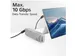 Kabel ACT USB-C hoek boven/beneden 10Gbps 1m