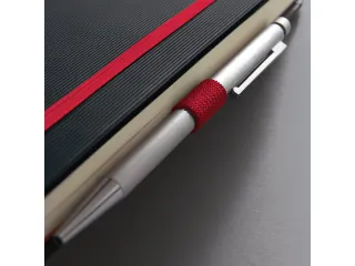 Weekagenda Conceptum A5 2027 (NL/FR/EN/DU) zwart-red Hardcover - 5