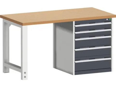 werkbank,HxBxD 840x1500x750mm,beukenblad,draagverm. 1500kg