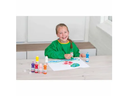 Creall Spongy Grote acrylverf stempelstiften 6 stuks 70ml assorti
